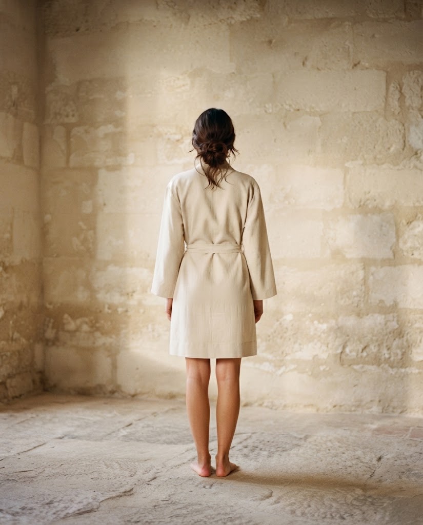 Peignoir court femme Image